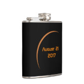 Nahezu maximaler August 21, 2017 Teilsolarexpositi Flachmann (Rechts)