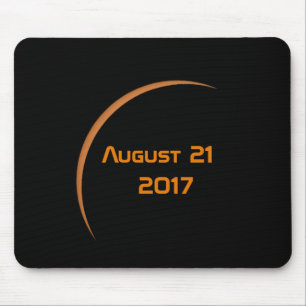 Nahezu maximaler August 21, 2017 Teilsolarexpositi Mousepad
