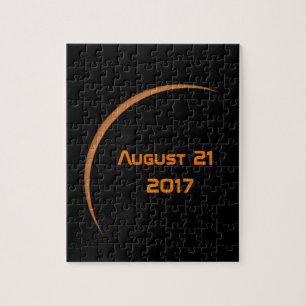 Nahezu maximaler August 21, 2017 Teilsolarexpositi Puzzle