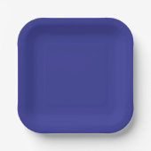 Nahezu solider indigoblauer Hintergrund Pappteller (Vorderseite)