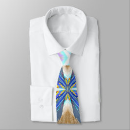 Nahezu X Muster abstraktes Design Krawatte