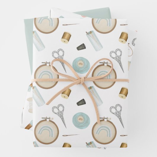 Nähfunktionen für Crafter Geschenkpapier Set (Beispiel)