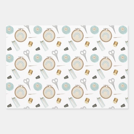 Nähfunktionen für Crafter Geschenkpapier Set (Vorderseite)