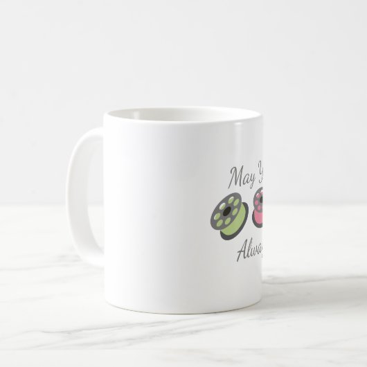 Nähgarn Kaffeetasse (Vorderseite Links)