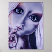 "Nähgeheimnisse"-Poster der originalen Ölmalerei Poster (Vorne)