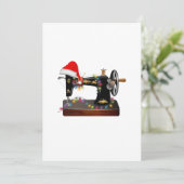 Nähgeschenk | Frohe Weihnachtsnähe Lover Einladung (Stehend Vorderseite)