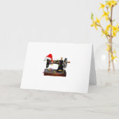 Nähgeschenk | Frohe Weihnachtsnähe Lover Karte (Gelbe Blume)