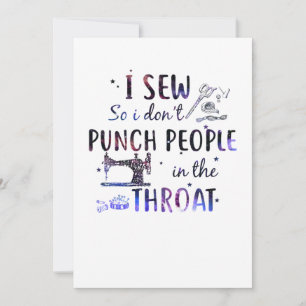 Nähgeschenk Ich nähe also keine Leute Save The Date