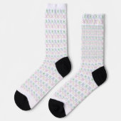 Nähglückliche Socken (Linkes Detail)