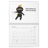 Nähkalender Kalender (Jan 2021)