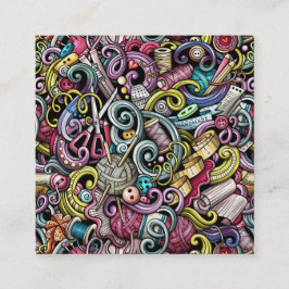 Nähkarte/Nahtstich/Geschenkkarte Begleitkarte