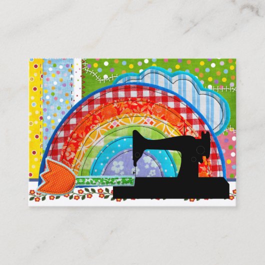 Nähkarte/Quiltkarte - SRF Visitenkarte (Vorderseite)