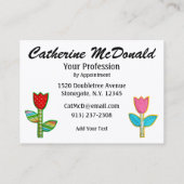 Nähkarte/Quiltkarte - SRF Visitenkarte (Rückseite)