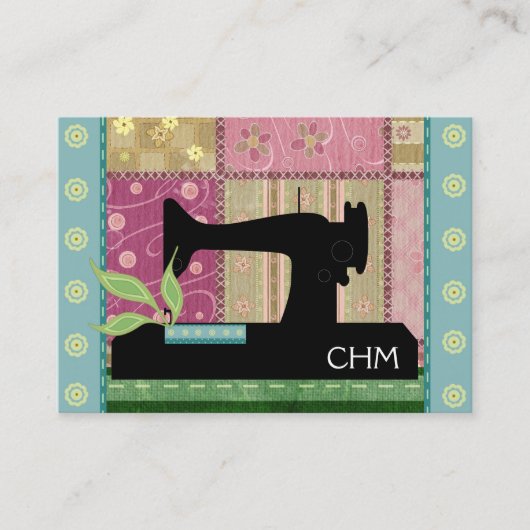 Nähkarte/Quiltkarte - SRF Visitenkarte (Vorderseite)