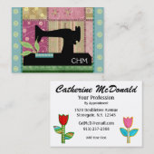 Nähkarte/Quiltkarte - SRF Visitenkarte (Vorne/Hinten)