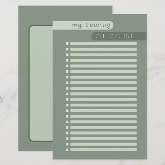 Nähkarton (Vorne/Hinten)