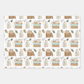 Nähknoten Geschenkpapier Set (Vorderseite)