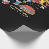 Nähkollektion Geschenkpapier (Ecke)