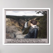 nahm die weniger bereiste poster (Vorne)