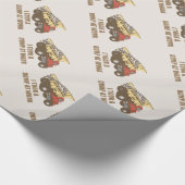 Nahm ein Dump bei der Arbeit Geschenkpapier (Ecke)