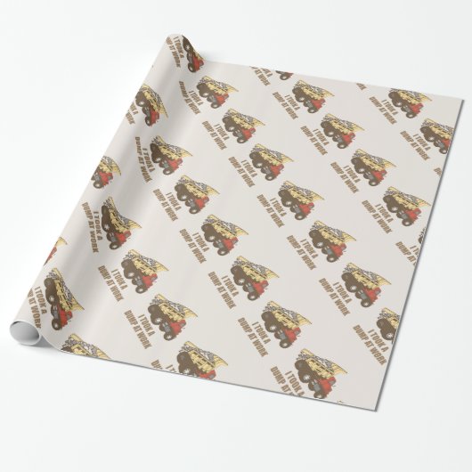 Nahm ein Dump bei der Arbeit Geschenkpapier (Ungerollt)