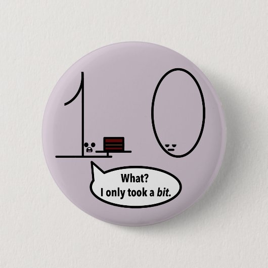 Nahm nur ein Stückchen Button (Vorderseite)