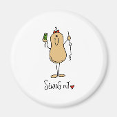 Nähmantel Magnet (Vorne)