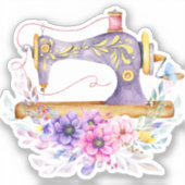 Nähmaschine Aufkleber (Vorderseite)
