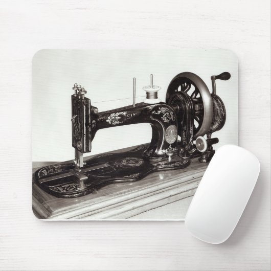Nähmaschine der Sänger-"neuen Familie", 1865 Mousepad (Mit Mouse)