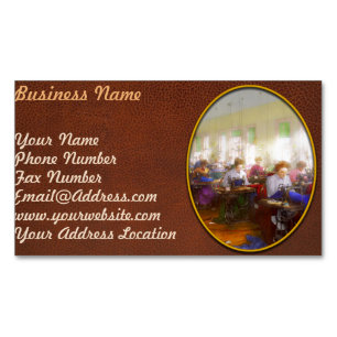 Nähmaschine - Flagge - Freiheitswerkstoff 1909 Magnetische Visitenkarte