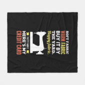 Nähmaschine Fleecedecke (Vorderseite (Horizontal))