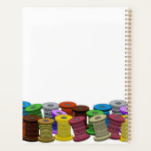 Nähmaschine für Seamstresen personalisierbar Planer (Rückseite)