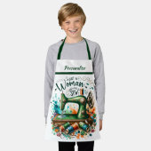 Nähmaschine für Seamstresen Smock Nähmaschine pers Schürze (Getragen)