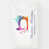 Nähmaschine für Wasserfarben Seamstress Banner (Vertikal)