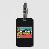 Nähmaschine Gepäckanhänger (Vorderseite Vertikal)