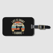 Nähmaschine Gepäckanhänger (Vorderseite (Horizontal))