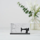 Nähmaschine - Geschäft Visitenkarte (Stehend Vorderseite)