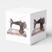 Nähmaschine Geschenkschachtel (Rückseite)