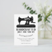 Nähmaschine, handgefertigt mithilfe der Karte (Stehend Vorderseite)