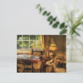 Nähmaschine - Haushaltsnähmaschine Postkarte (Stehend Vorderseite)