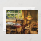 Nähmaschine - Haushaltsnähmaschine Postkarte (Vorne/Hinten)