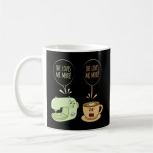 Nähmaschine Kaffeesäge Quilting Seamstress Sewe Kaffeetasse