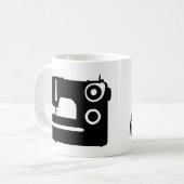 Nähmaschine Kaffeetasse (Vorderseite Links)