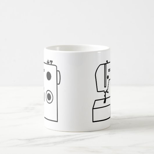 Nähmaschine Kaffeetasse (Mittel)