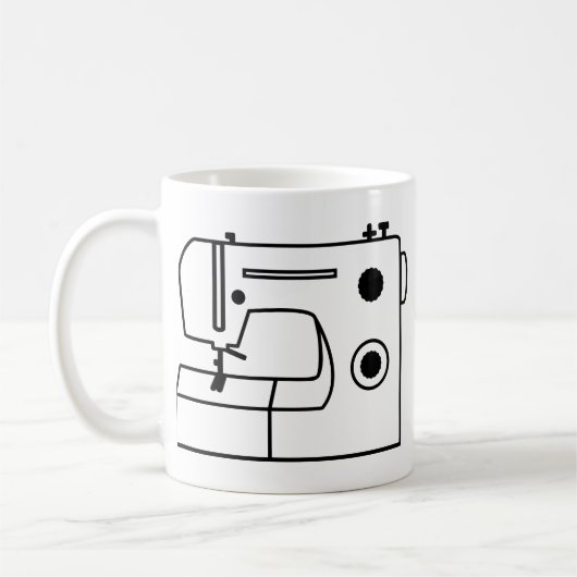 Nähmaschine Kaffeetasse (Links)