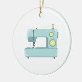 Nähmaschine Keramik Ornament (Links)