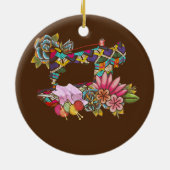 Nähmaschine Keramik Ornament (Hinten)