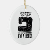 Nähmaschine Keramik Ornament (Rechts)