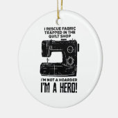 Nähmaschine Keramik Ornament (Links)