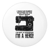 Nähmaschine Keramikknauf (Vorderseite)